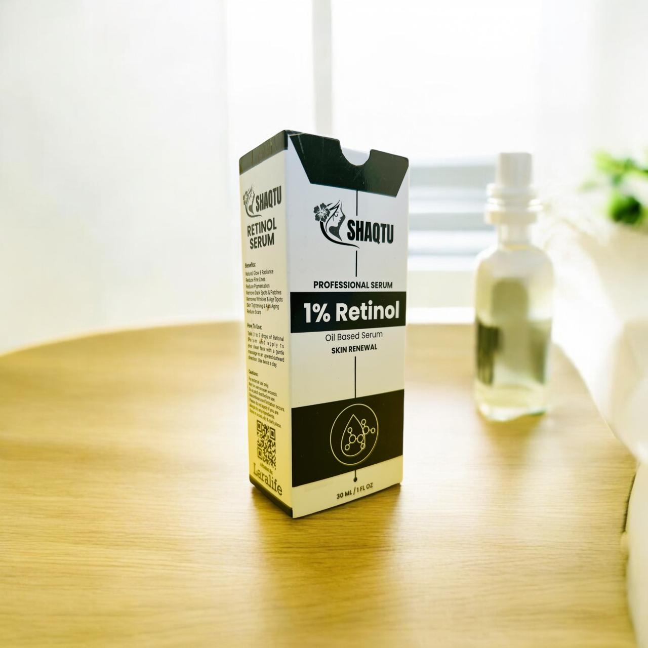 Shaqtu collagen-boosting retinol serum