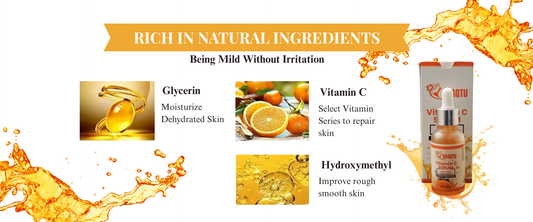Shaqtu Vitamin C Brightening Serum 30ml for radiant and glowing skin