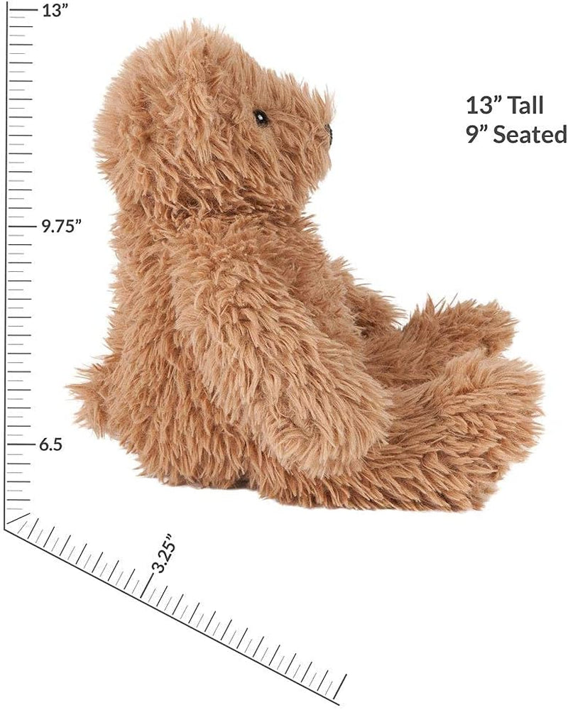 Brown Teddy Bear Stuffed Animal | Soft Cozy Plush, Romantic Gift, Recycled Filling, Design in USA | 13 Inch | Super Soft Teddy Bear Collection