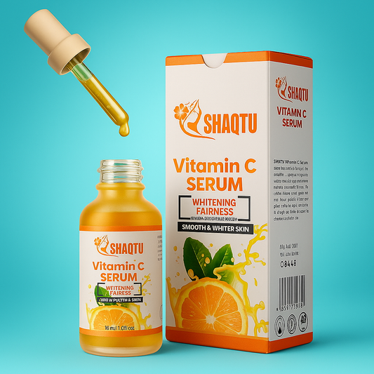 Vitamin C serum with hyaluronic acid for bright, even skin tone