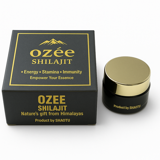 Pure Himalayan Shilajit resin in container