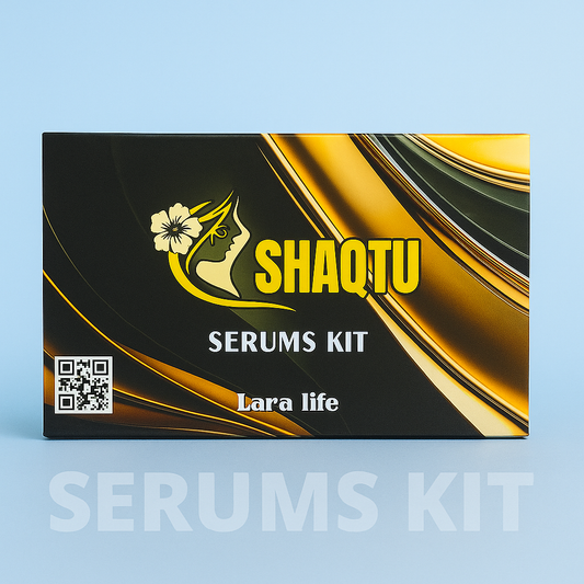 Shaqtu Complete Skin Transformation Kit with 4 professional serums in Pakistan