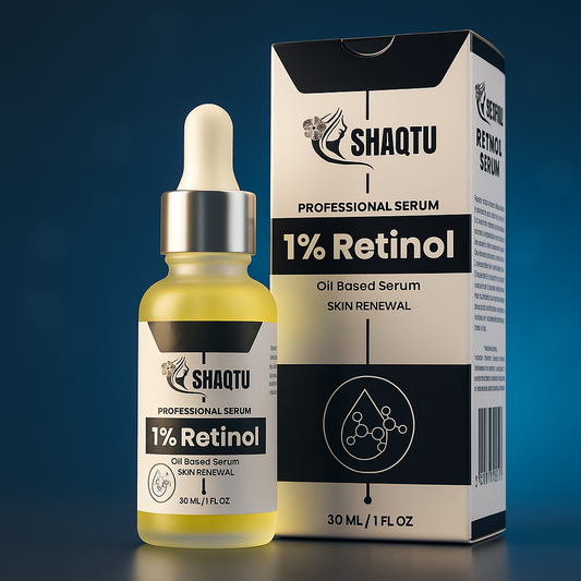 Shaqtu Retinol Serum 1% for anti-aging and fine lines in Pakistan